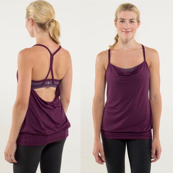 Lululemon CYB Tank Plum Size 4 - Picture 1 of 7